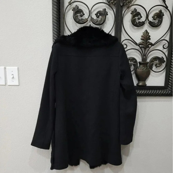 Nanette Lepore Luscious Rabbit Fur Knit Coat - Picture 4 of 16